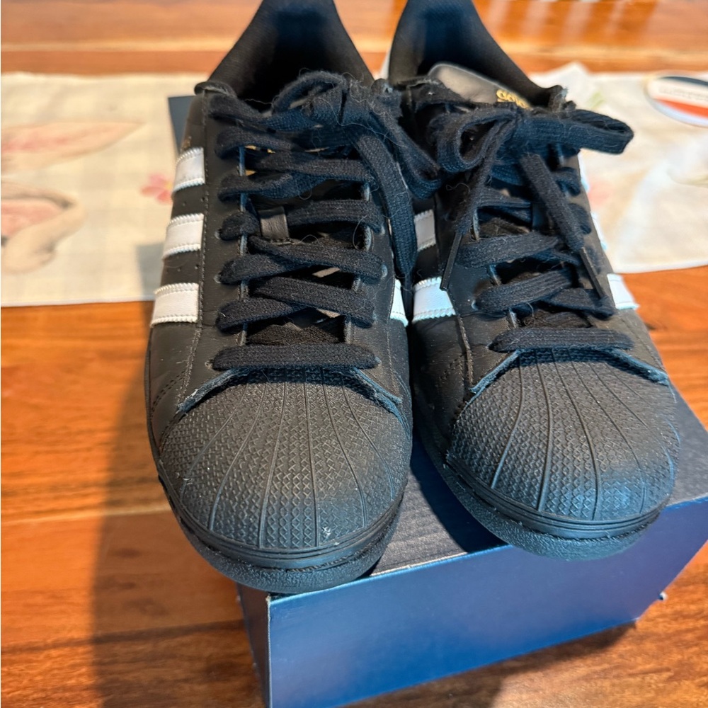 Adidas Superstars and Gazelle